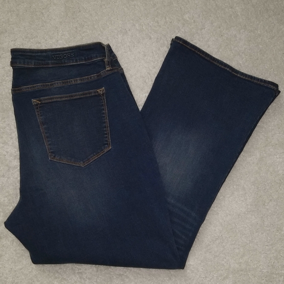 VIGOSS JAGGER BOOT CUT BLUE JEANS WOMEN'S 18 - Picture 3 of 6